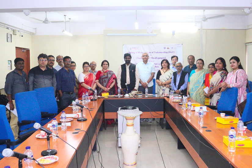 Signing Mou for Shodhganga/Shodhgangotri between INFLIBNET Centre & NSOU on 19/02/2025